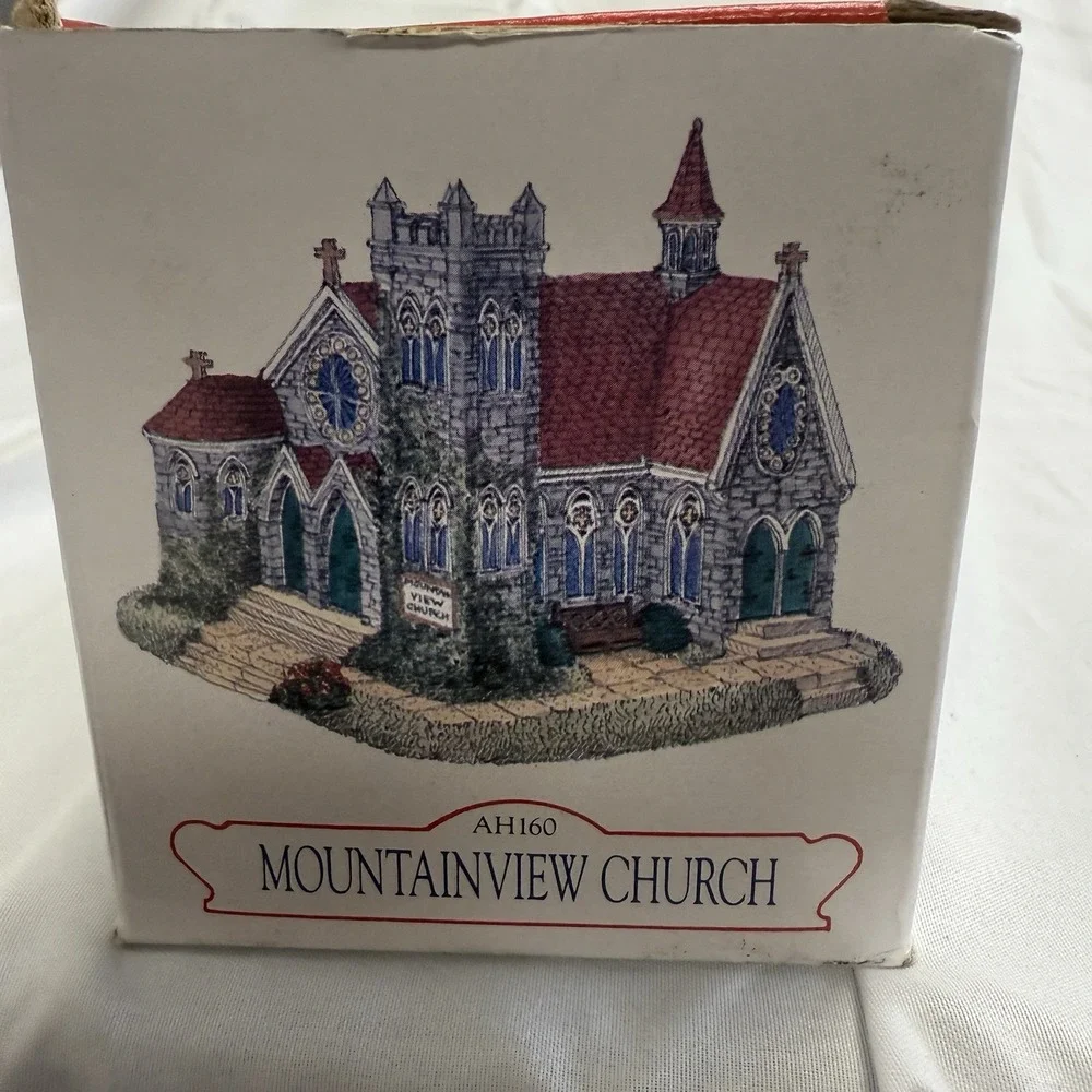 Liberty Falls Mountain View Church AH160 NEW Box‎ Christmas Village 1998